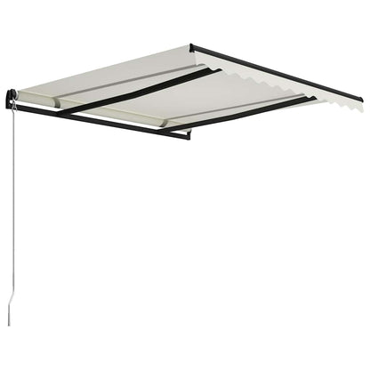vidaXL Manual Retractable Awning 300x250 cm Cream 3