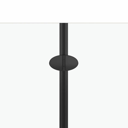 vidaXL Bi-Folding Shower Enclosure ESG 120x68x130 cm Black 6