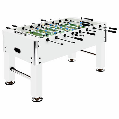92501 vidaXL Football Table Steel 60 kg 140x74,5x87,5 cm White 1