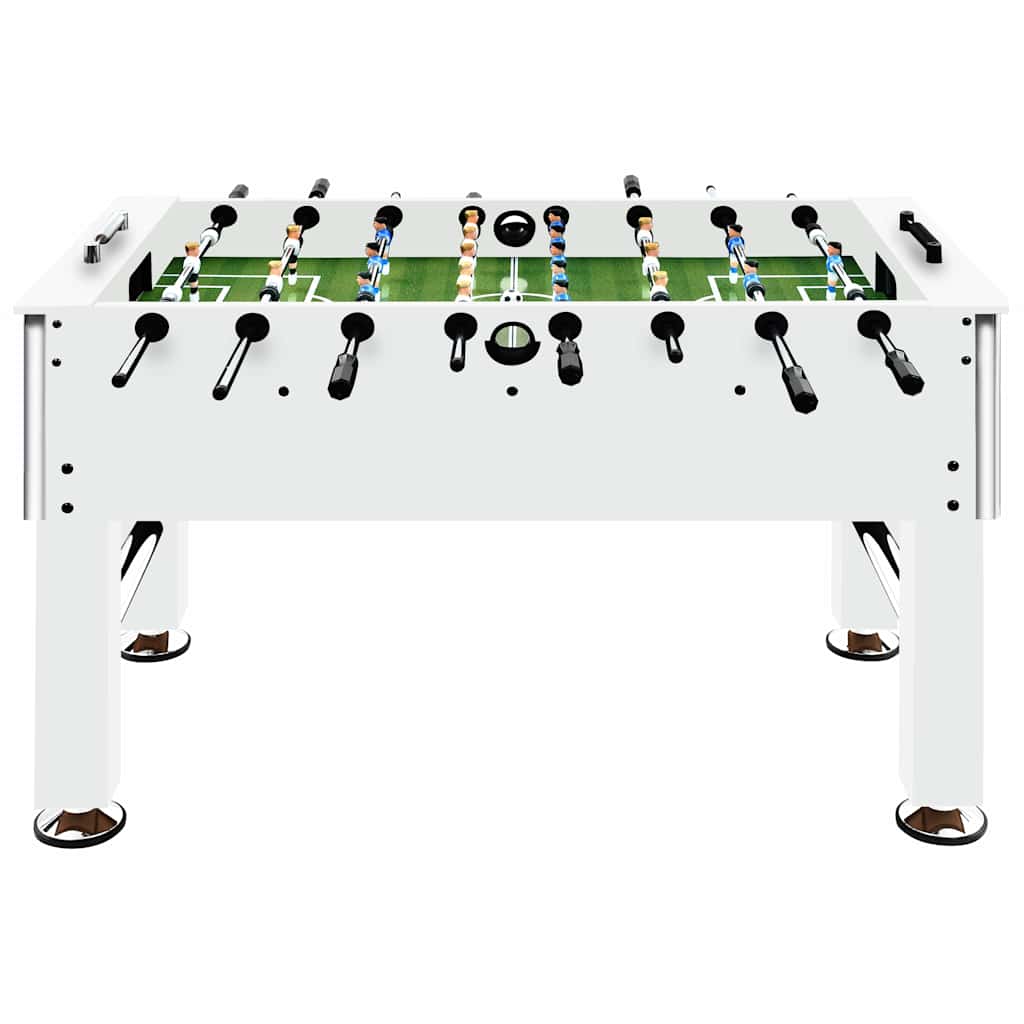 92501 vidaXL Football Table Steel 60 kg 140x74,5x87,5 cm White 2