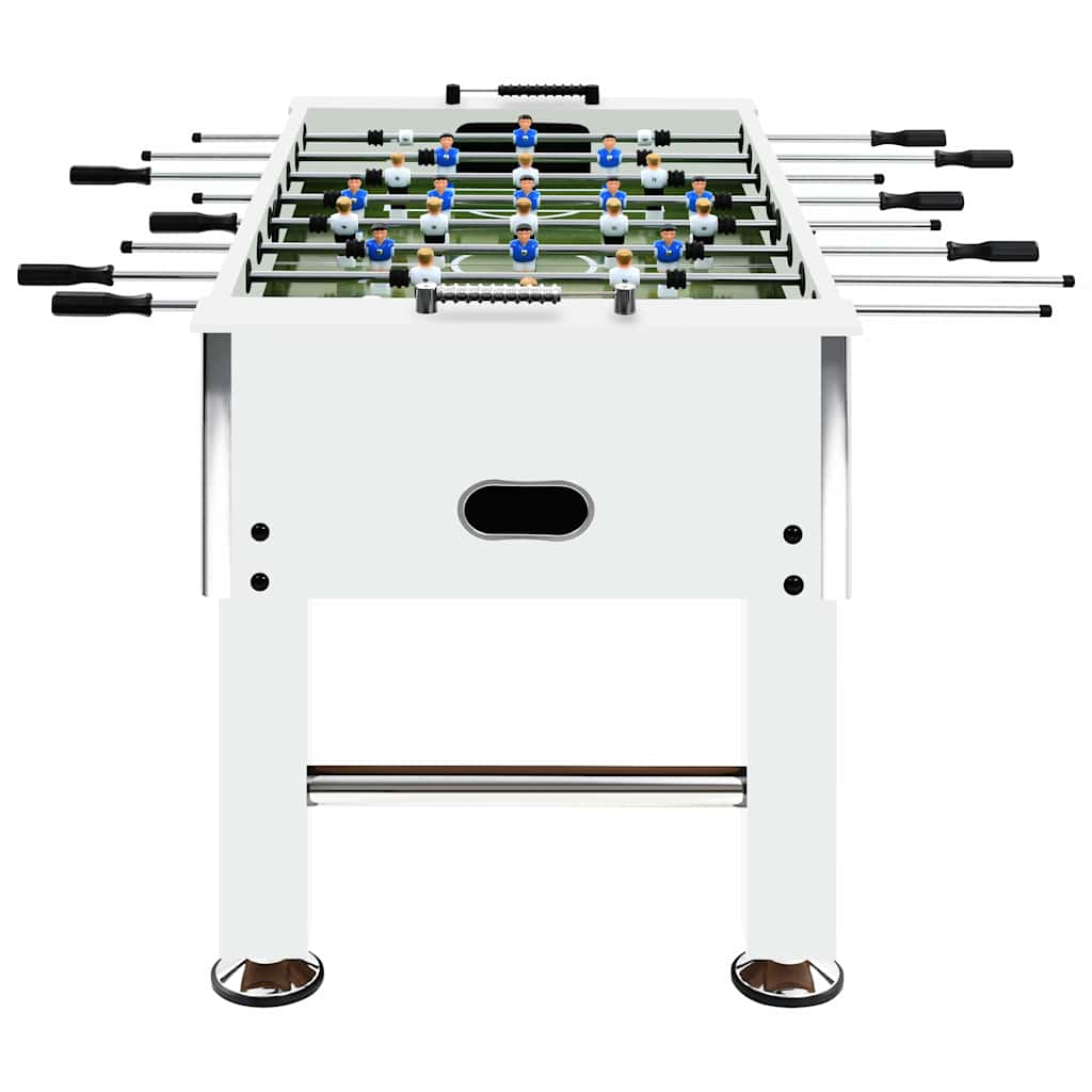 92501 vidaXL Football Table Steel 60 kg 140x74,5x87,5 cm White 3