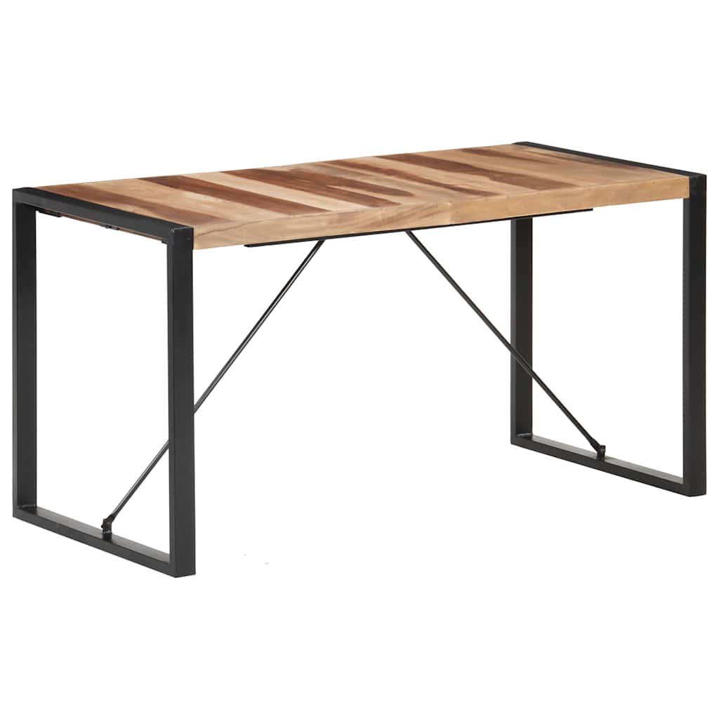 Dining Table Solid Wood 140 cm 70 cm
