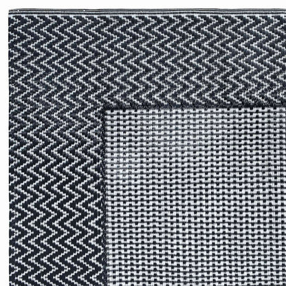 Outdoor Carpet ARAKIL PP 190 x 290 cm Black and grey