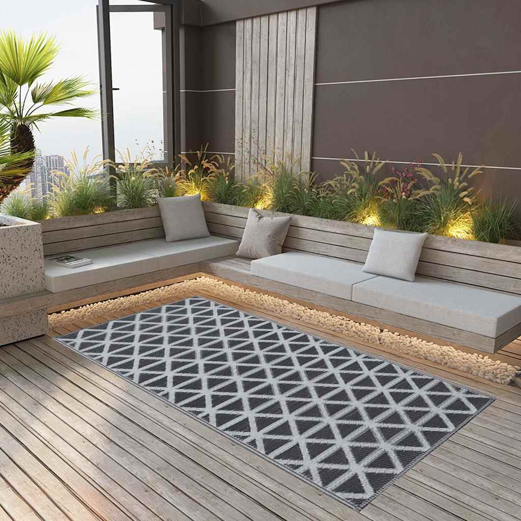 Outdoor Carpet ARAKIL PP 190 x 290 cm Black