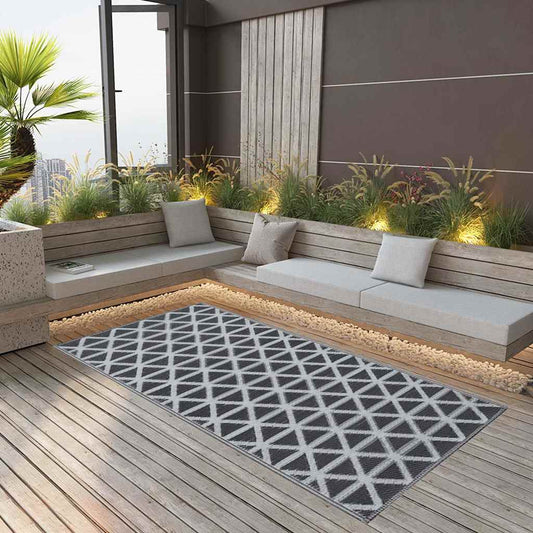 Outdoor Carpet ARAKIL PP 190 x 290 cm Black