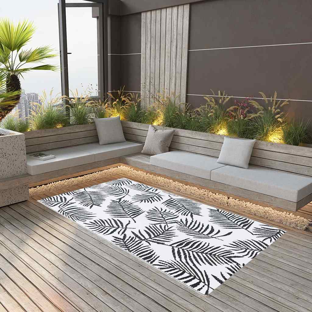Outdoor Carpet ARAKIL PP 190 x 290 cm Leaf pattern