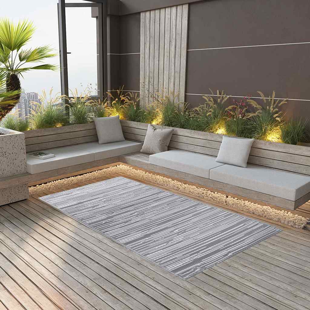 Outdoor Carpet ARAKIL PP 190 x 290 cm Grey