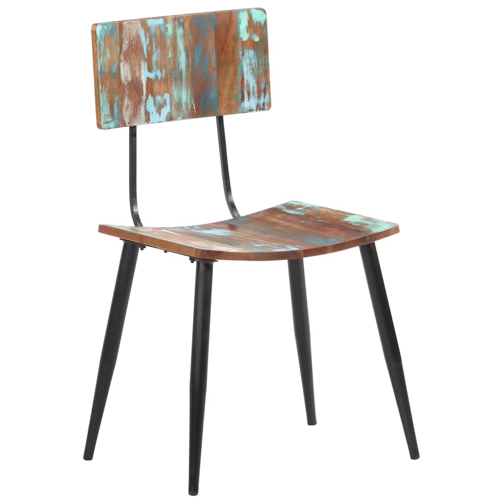 Dining Chairs Solid reclaimed wood 4
