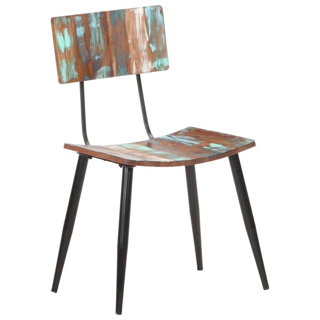 Dining Chairs Solid reclaimed wood 4