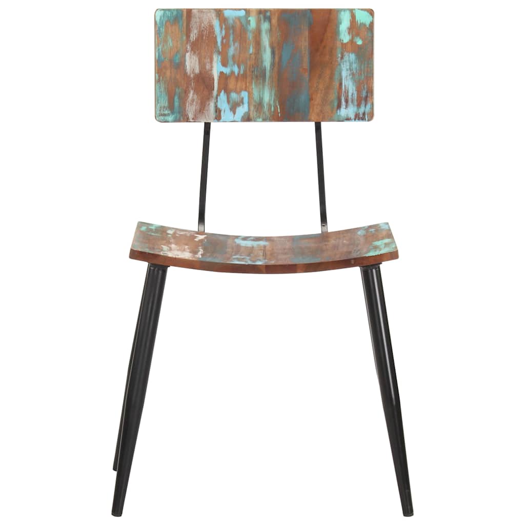 Dining Chairs Solid reclaimed wood 4