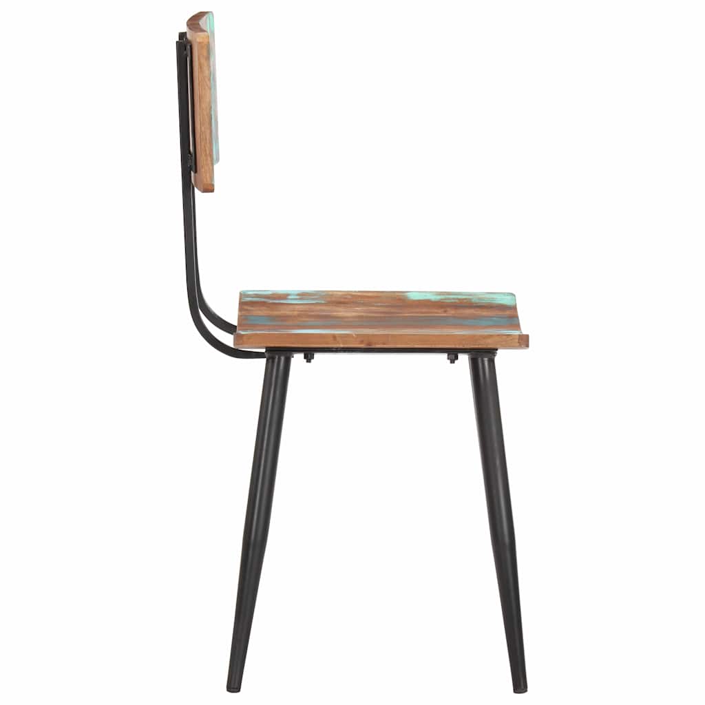 vidaXL Dining Chairs 4 pcs Solid Reclaimed Wood 4