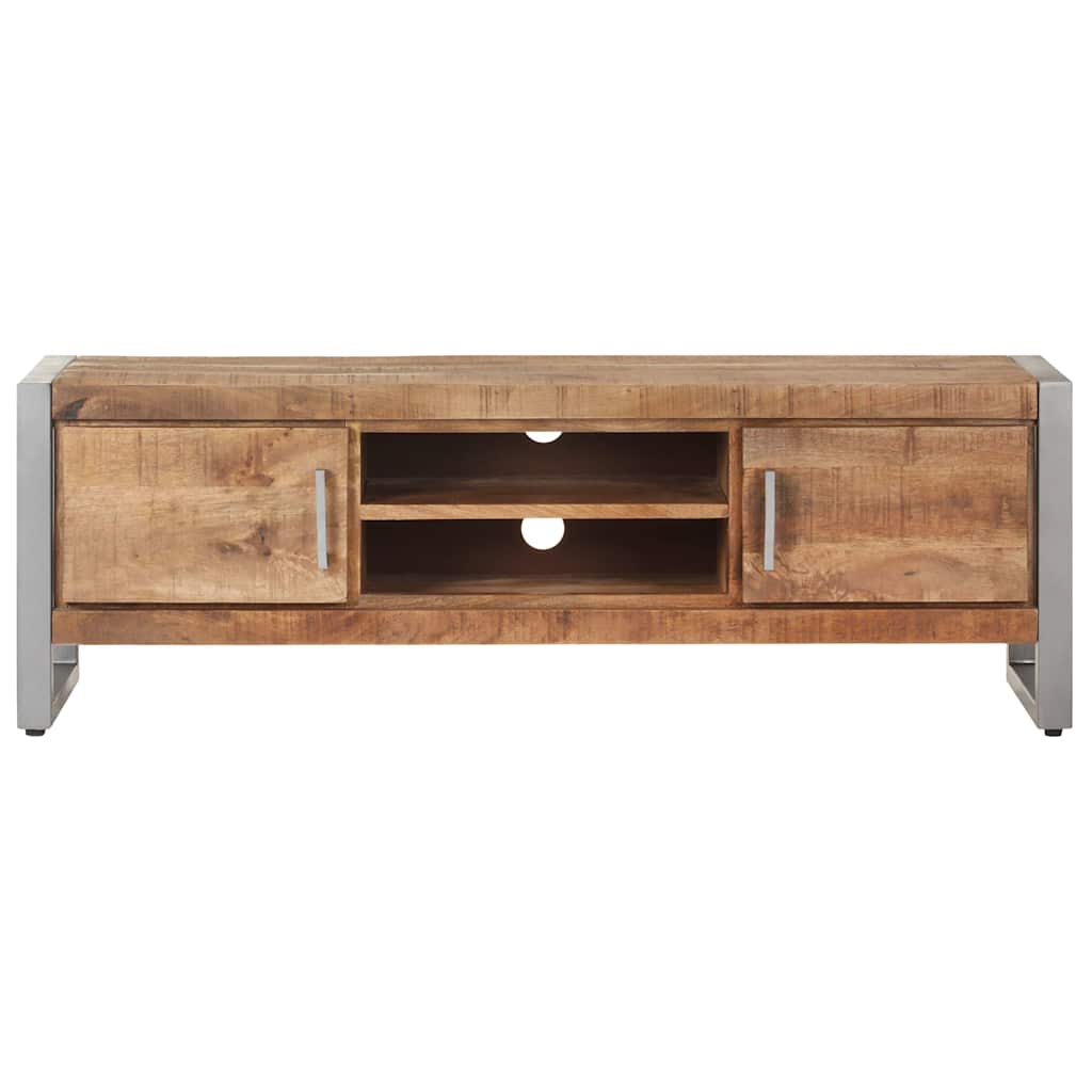 323486 vidaXL TV Cabinet 120x30x40 cm Rough Mango Wood 2