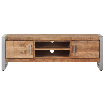 323486 vidaXL TV Cabinet 120x30x40 cm Rough Mango Wood 2