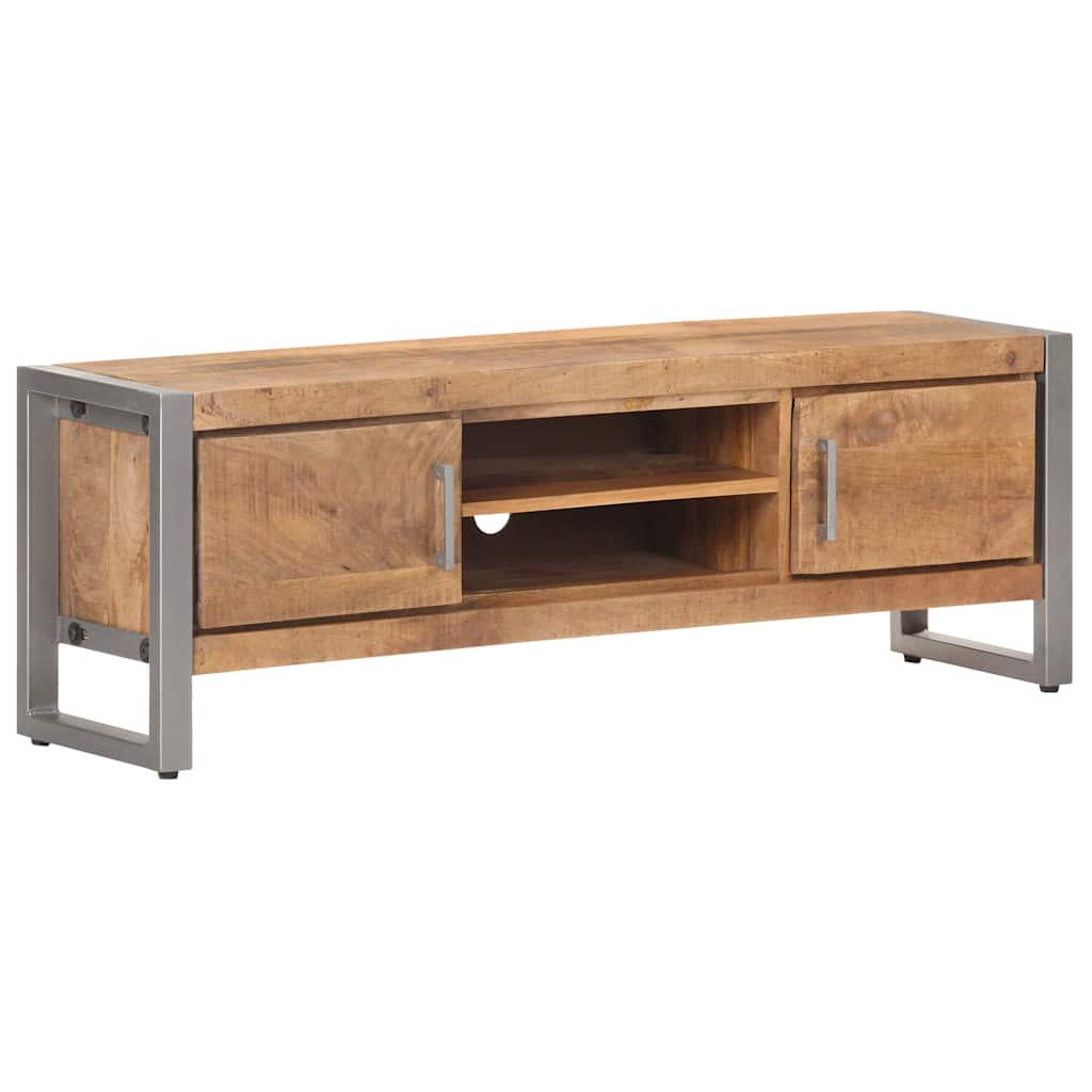 323486 vidaXL TV Cabinet 120x30x40 cm Rough Mango Wood 5