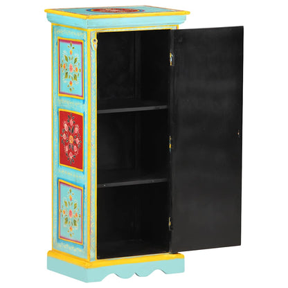 vidaXL Hand Painted Highboard 40x30x90 cm Solid Mango Wood 2