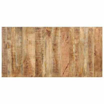 321974 vidaXL Dining Table 160x80x76 cm Rough Mango Wood 3