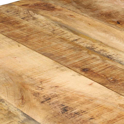 321974 vidaXL Dining Table 160x80x76 cm Rough Mango Wood 6