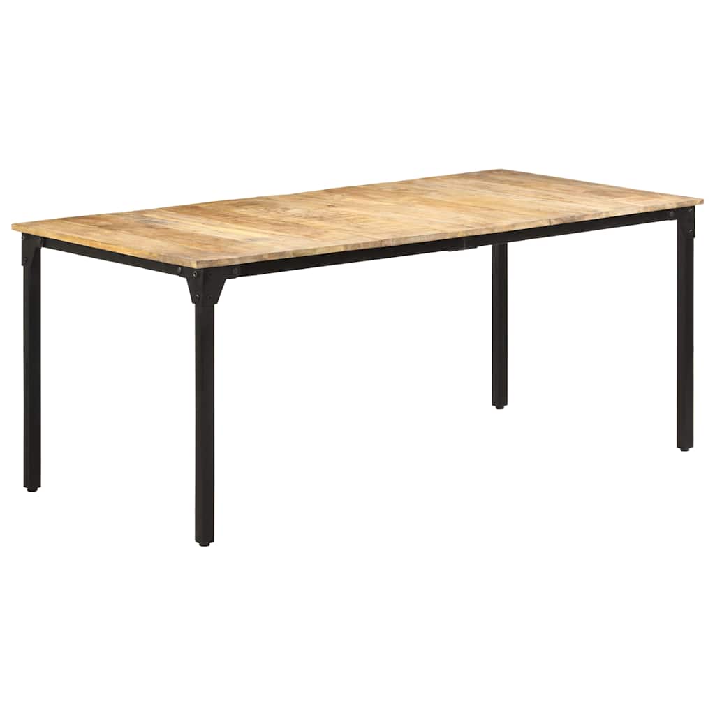 321975 vidaXL Dining Table 180x90x76 cm Rough Mango Wood 6