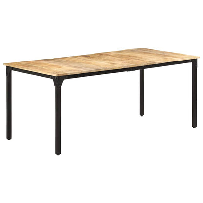 321975 vidaXL Dining Table 180x90x76 cm Rough Mango Wood 4