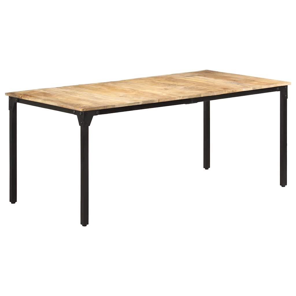 321975 vidaXL Dining Table 180x90x76 cm Rough Mango Wood 5
