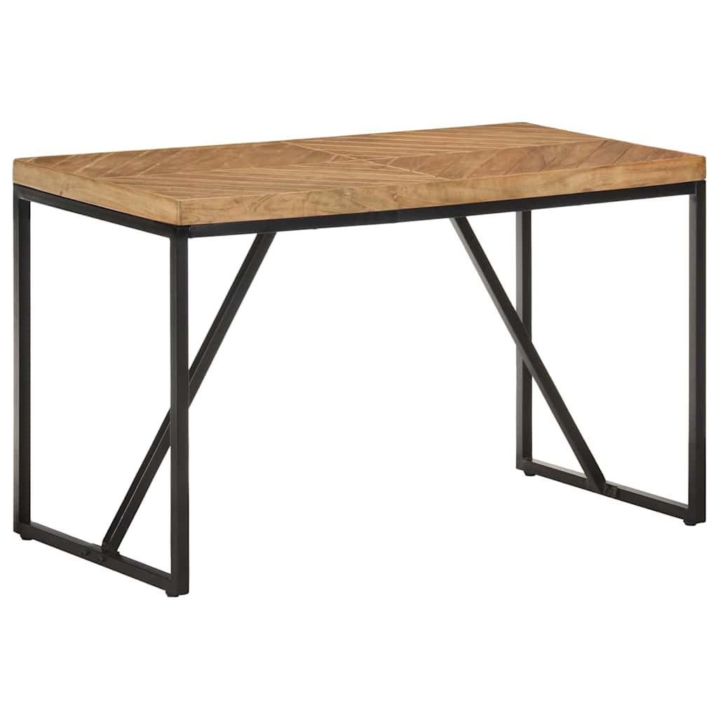 vidaXL Dining Table Solid Acacia and Mango Wood