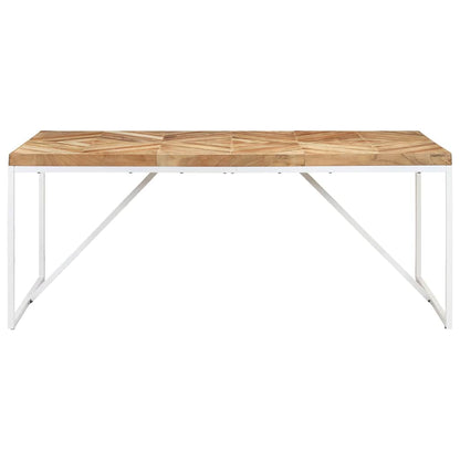 323551 vidaXL Dining Table 180x90x76 cm Solid Acacia and Mango Wood 2