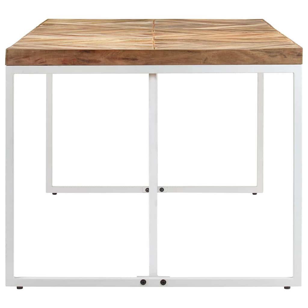 323551 vidaXL Dining Table 180x90x76 cm Solid Acacia and Mango Wood 3