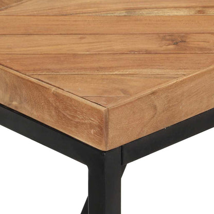 vidaXL Dining Table | Natural wood, Black 5