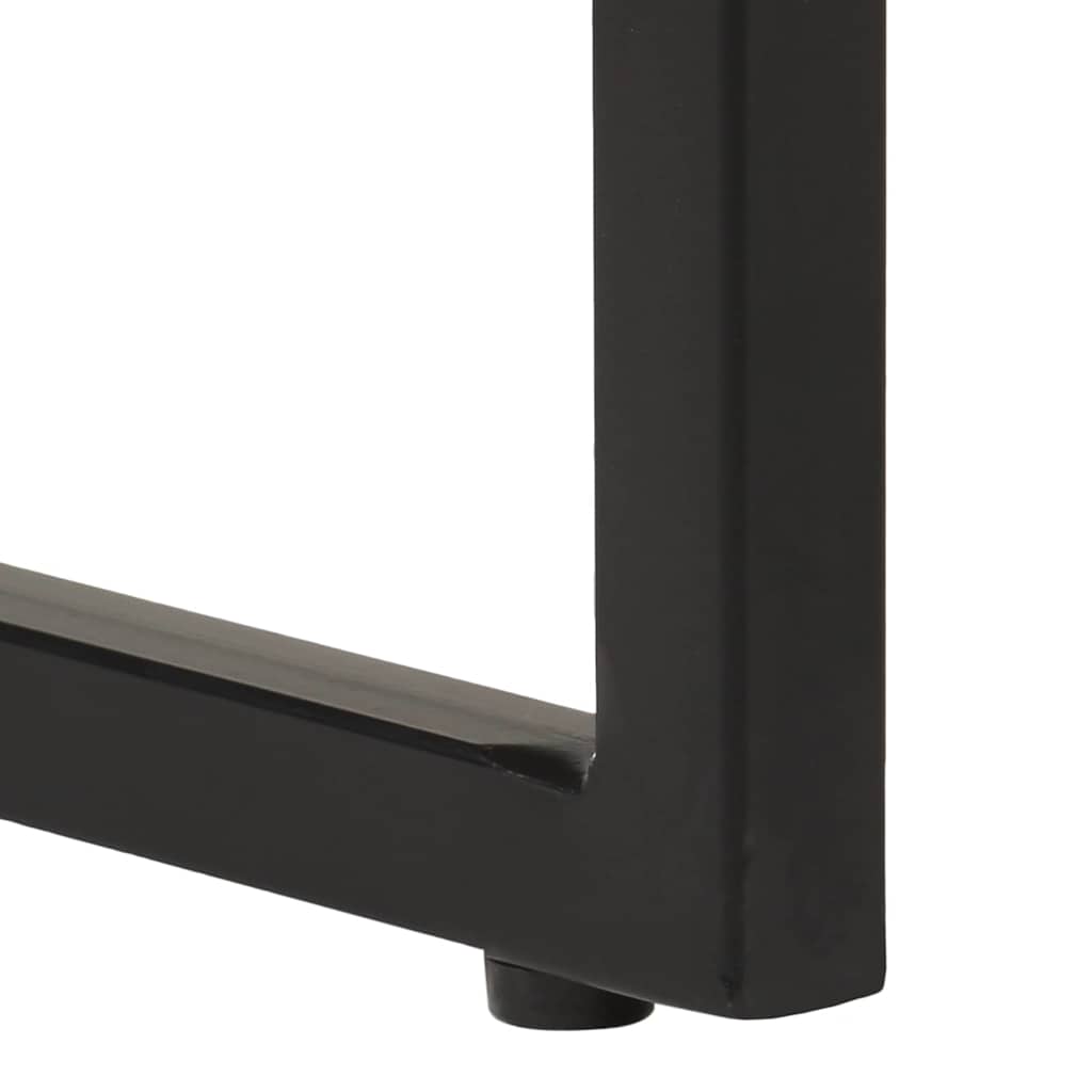 vidaXL Dining Table | Natural wood, Black 6