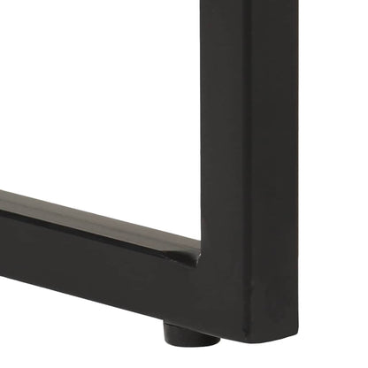 vidaXL Dining Table | Natural wood, Black 6