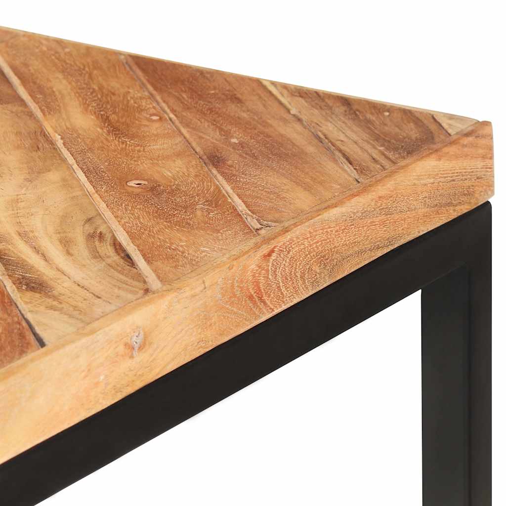 323554 vidaXL Dining Table 200x90x76 cm Solid Acacia and Mango Wood 6