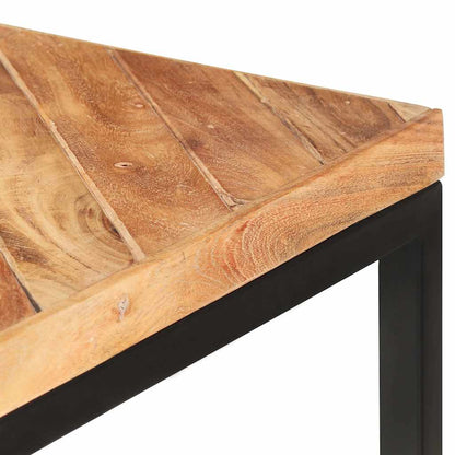 323554 vidaXL Dining Table 200x90x76 cm Solid Acacia and Mango Wood 6