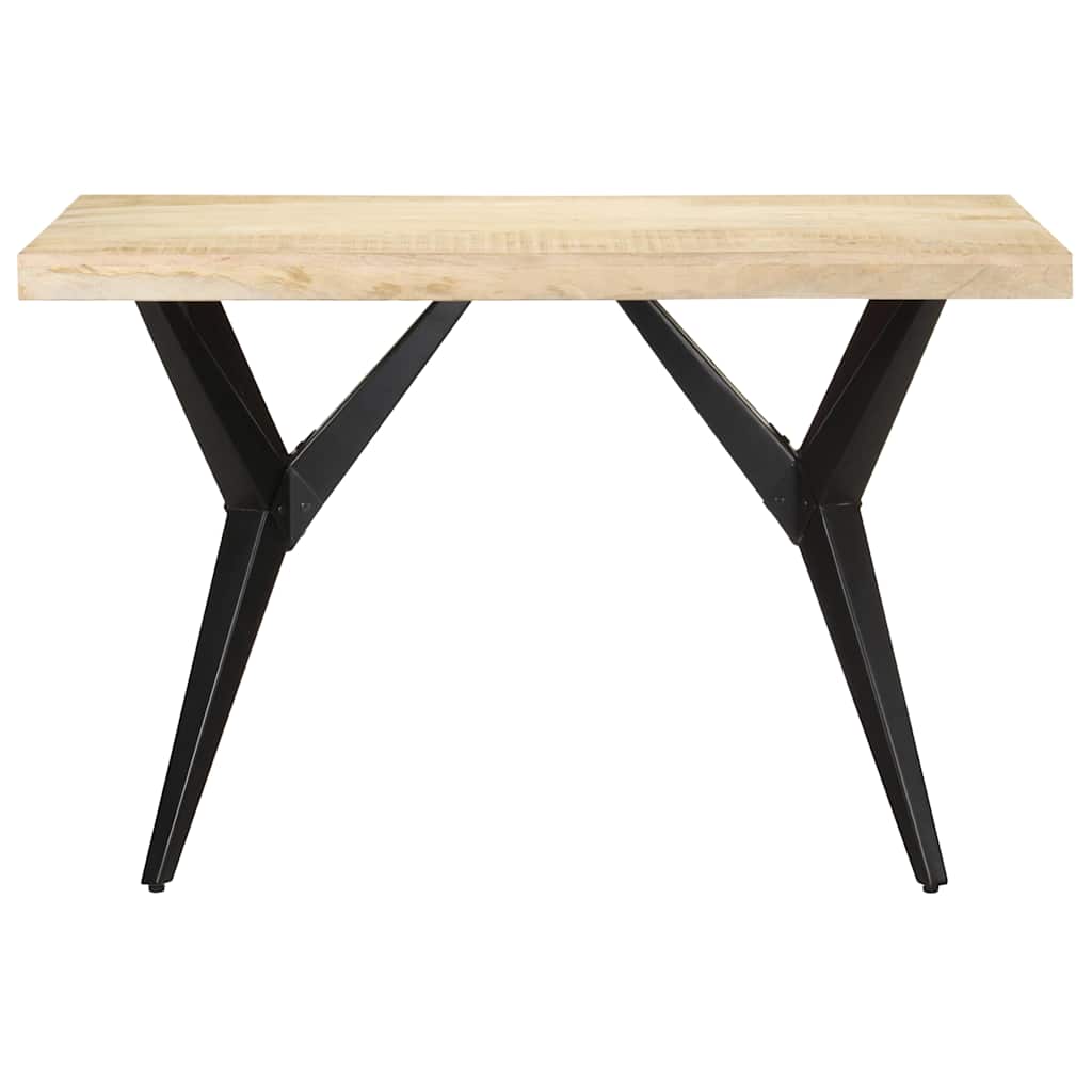 323560 vidaXL Dining Table 120x60x76 cm Solid Mango Wood 2