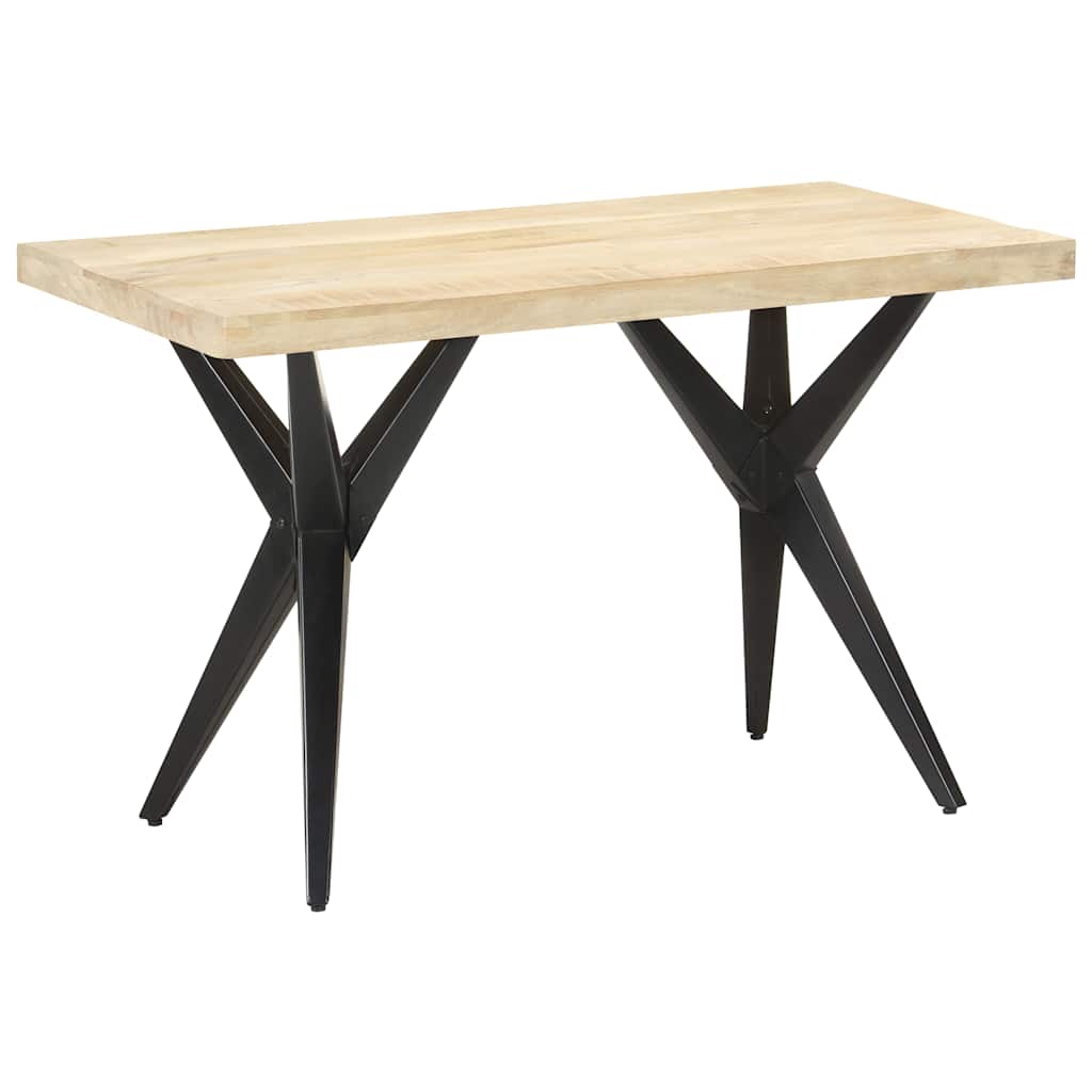 323560 vidaXL Dining Table 120x60x76 cm Solid Mango Wood 4