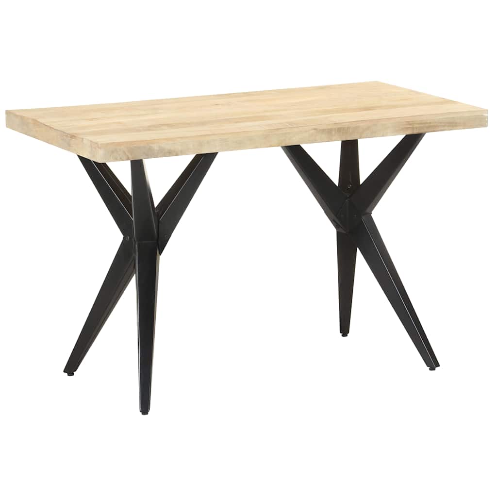 323560 vidaXL Dining Table 120x60x76 cm Solid Mango Wood 5