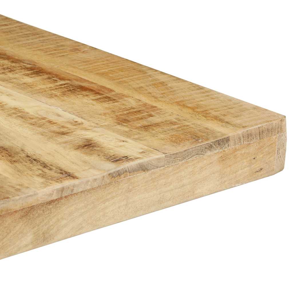 323566 vidaXL Dining Table 160x80x76 cm Rough Mango Wood 4