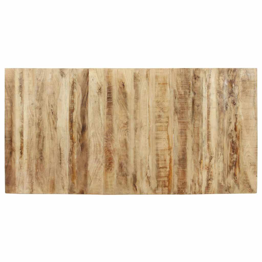 323566 vidaXL Dining Table 160x80x76 cm Rough Mango Wood 6