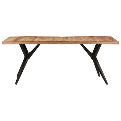 323571 vidaXL Dining Table 200x90x76 cm Solid Acacia Wood 2