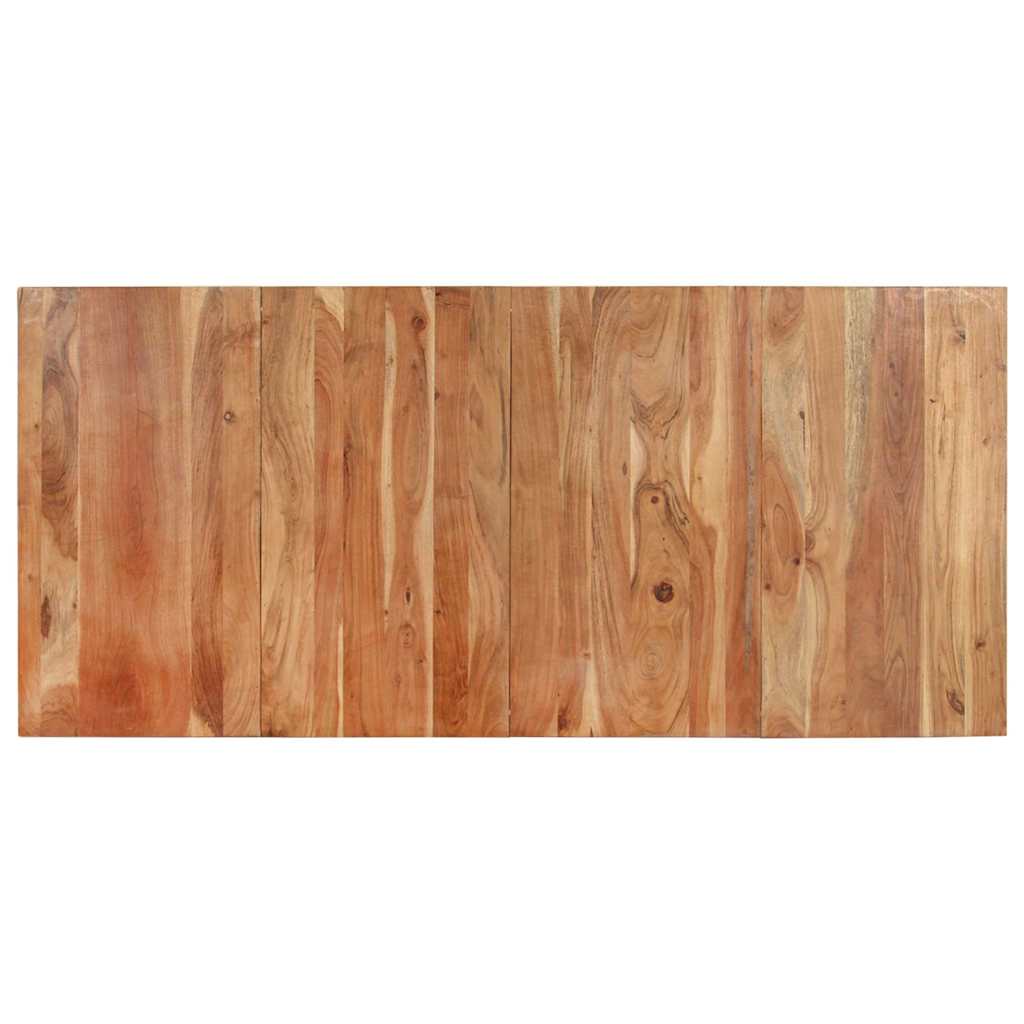 323571 vidaXL Dining Table 200x90x76 cm Solid Acacia Wood 4