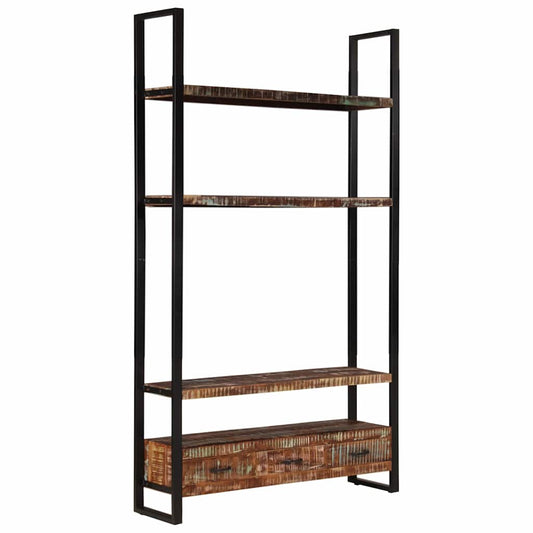 Bookshelf 118x30x200 cm Solid reclaimed wood