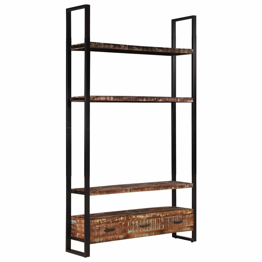 Bookshelf 118x30x200 cm Solid reclaimed wood