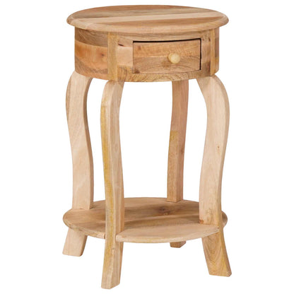 321789 vidaXL Side Table 37x37x61 cm Solid Mango Wood 4