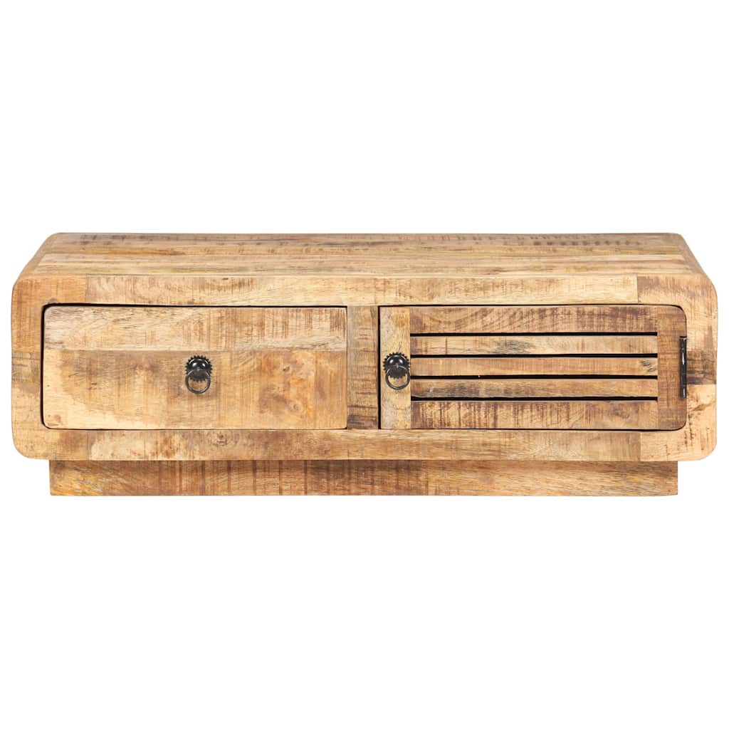 320458 vidaXL Coffee Table 90x60x29 cm Rough Mango Wood 3