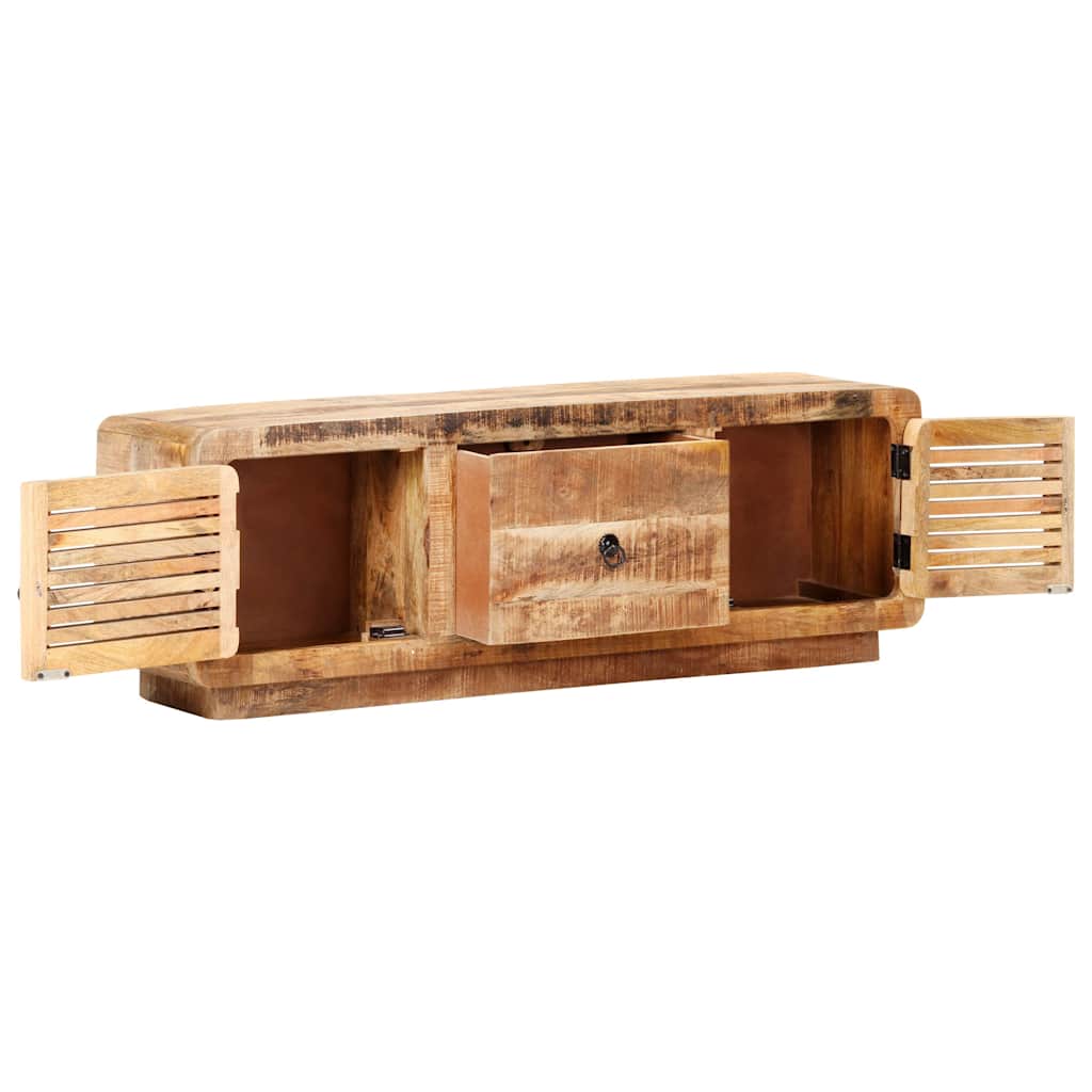 vidaXL Tv Cabinet | Natural wood tones | Rough mango wood | Standard 2