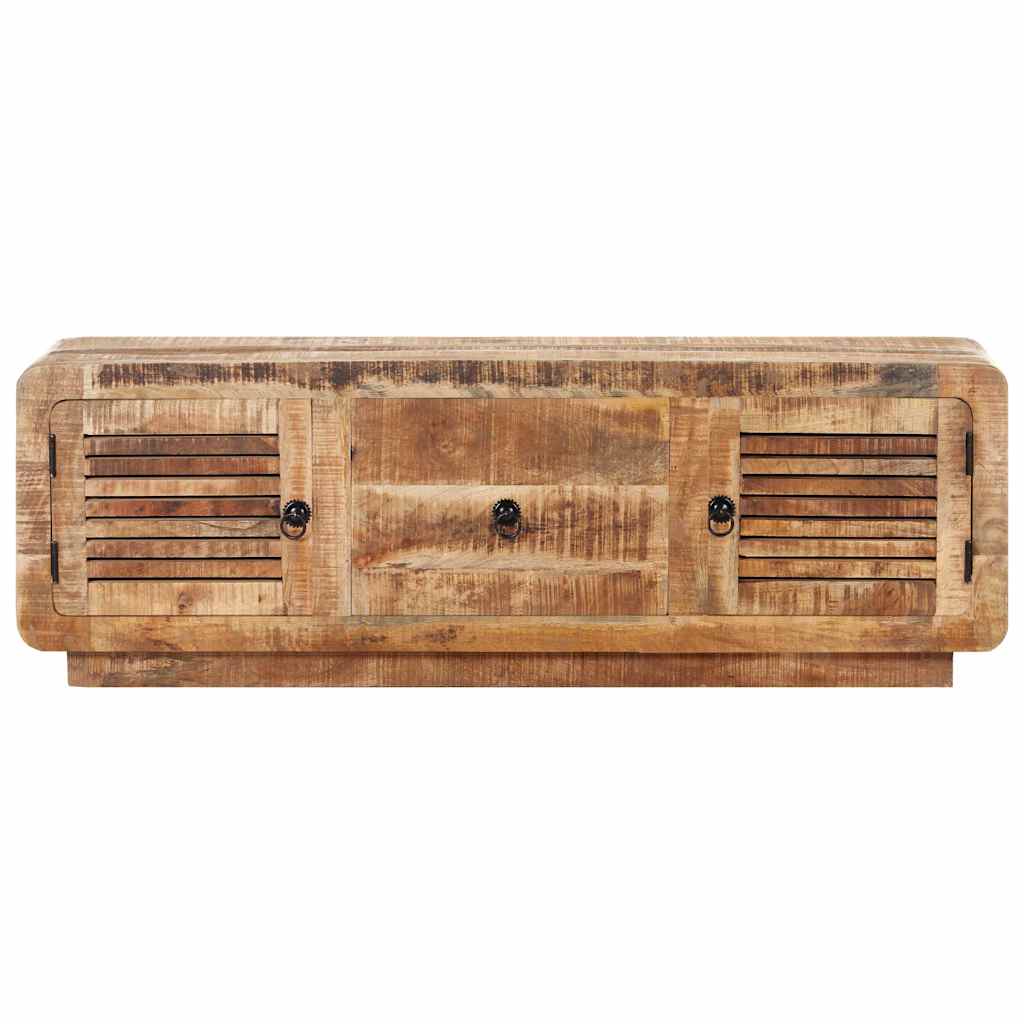 vidaXL Tv Cabinet | Natural wood tones | Rough mango wood | Standard 3