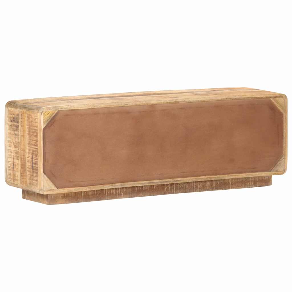vidaXL Tv Cabinet | Natural wood tones | Rough mango wood | Standard 4