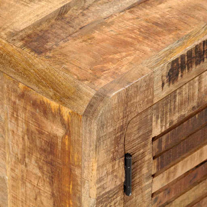 vidaXL Tv Cabinet | Natural wood tones | Rough mango wood | Standard 5