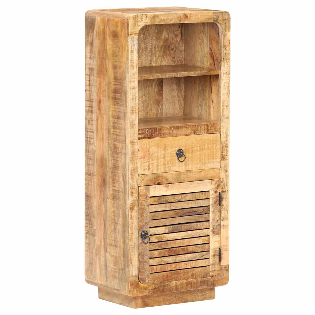 vidaXL Highboard 45x32x110 cm Rough Mango Wood 1