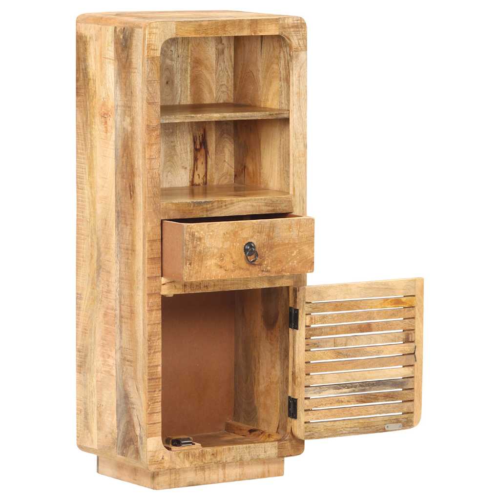 vidaXL Highboard 45x32x110 cm Rough Mango Wood 2