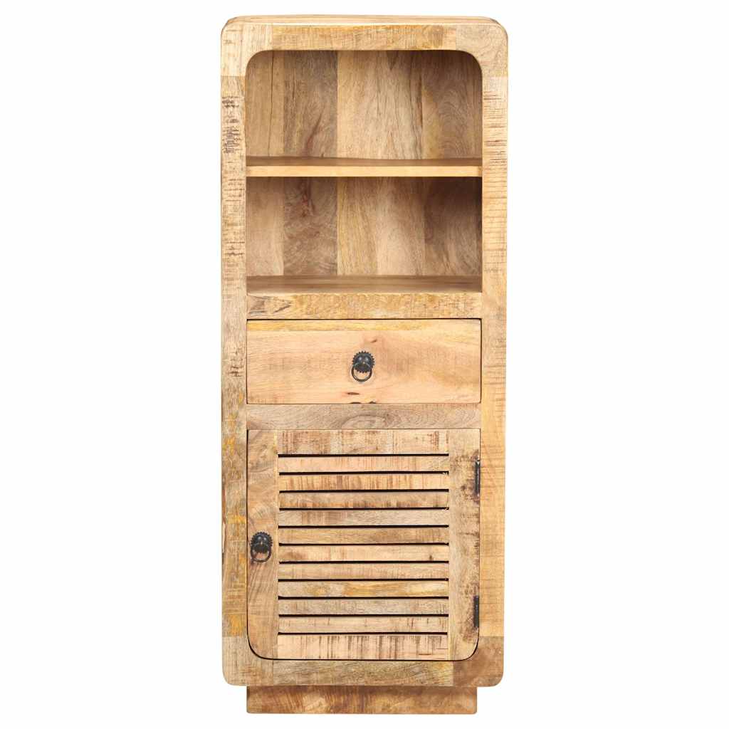 vidaXL Highboard 45x32x110 cm Rough Mango Wood 3